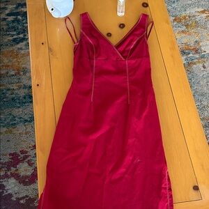 Express Red Sleeveless Dress